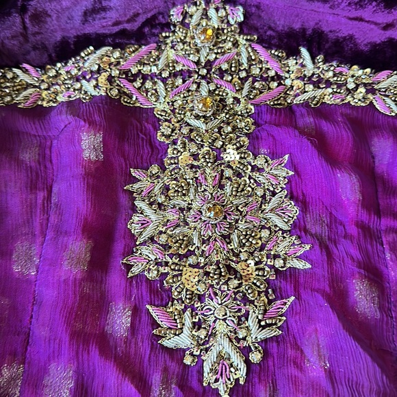 Pakistani Indian Designer Kameez -, there is damage on inner sleeve - Picture 3 of 4